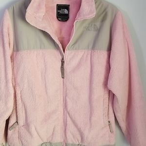 Girls large pink northface